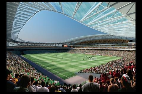 HOK Sport and Mott MacDonald’s design for the stadium